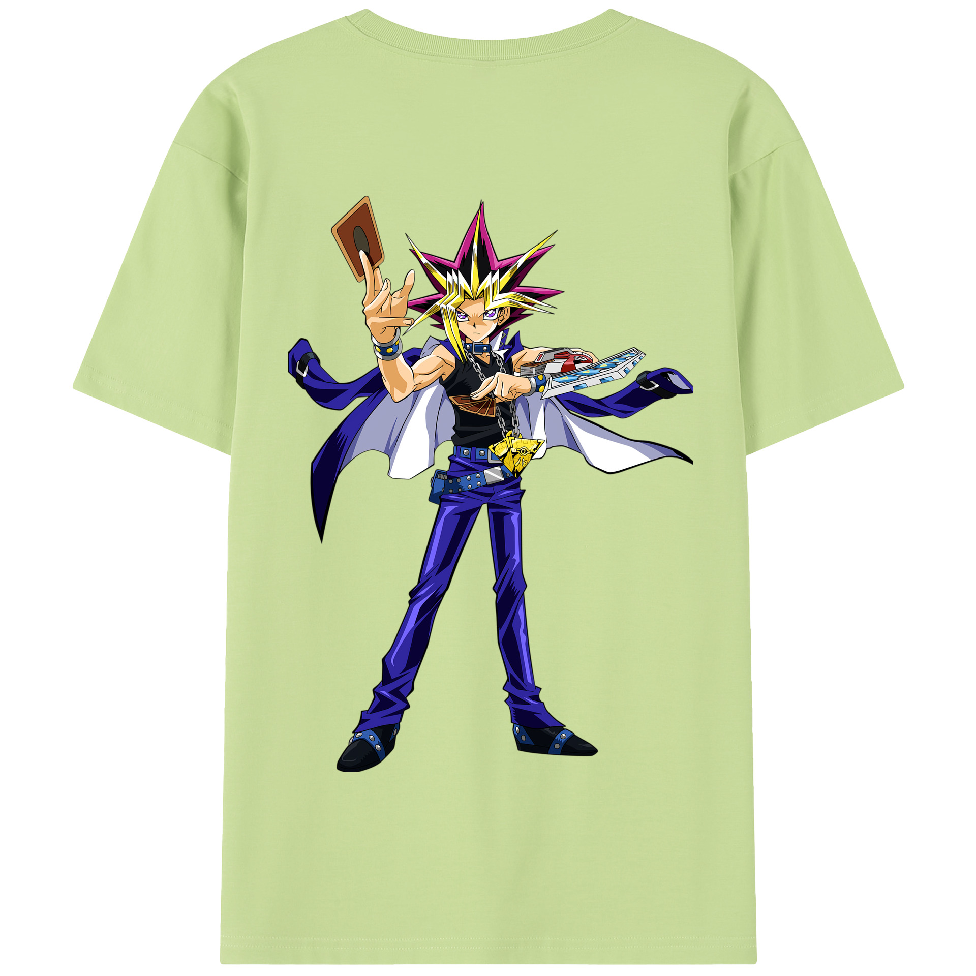 （画像用） 遊☆戯☆王 Yu-Gi-Oh! 綿100％半袖Tシャツ（背面プリント）